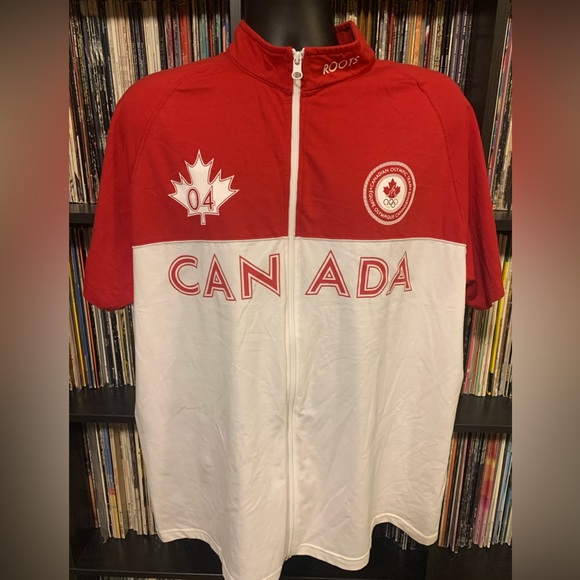 Roots Other - Vintage Y2K 2004 Team Canada Olympics Lightweight Zip-Up Jacket